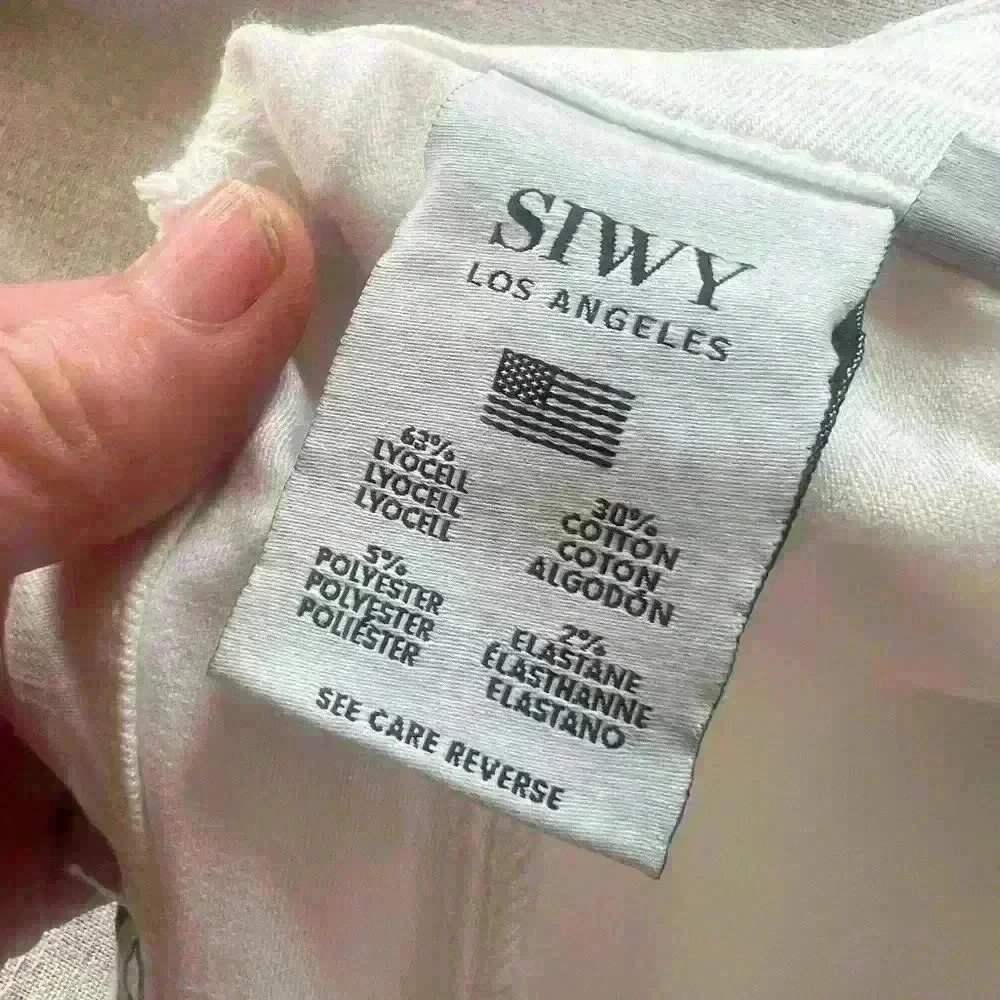 SIWY white Emmylou Jeans 29. High Waist Ankle Flare. NWT. - Picture 10 of 16